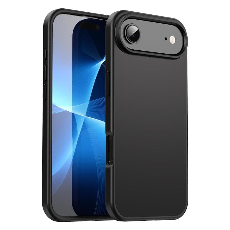 For iPhone Air Fanying Series PC Hybrid TPU Translucent Frosted Phone Case(Black) - Immagine 1