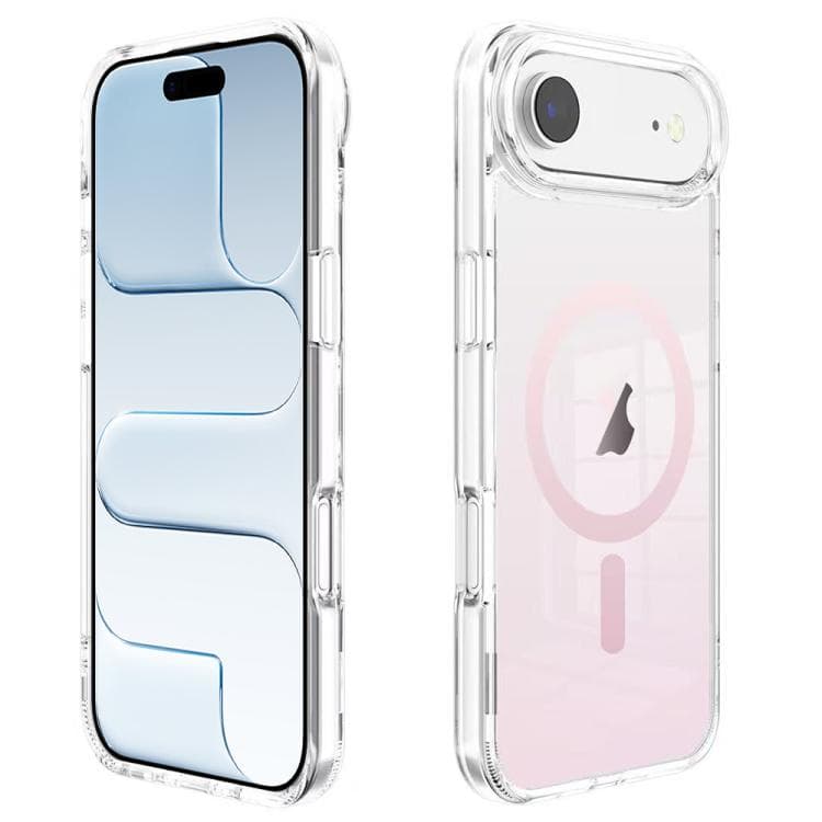 For iPhone Air Gradient Transparent PC MagSafe Phone Case(Gradient Pink) - Immagine 1
