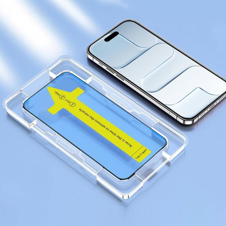For iPhone Air HD Fast Attach Dust-proof Anti-static Tempered Glass Film - Immagine 1