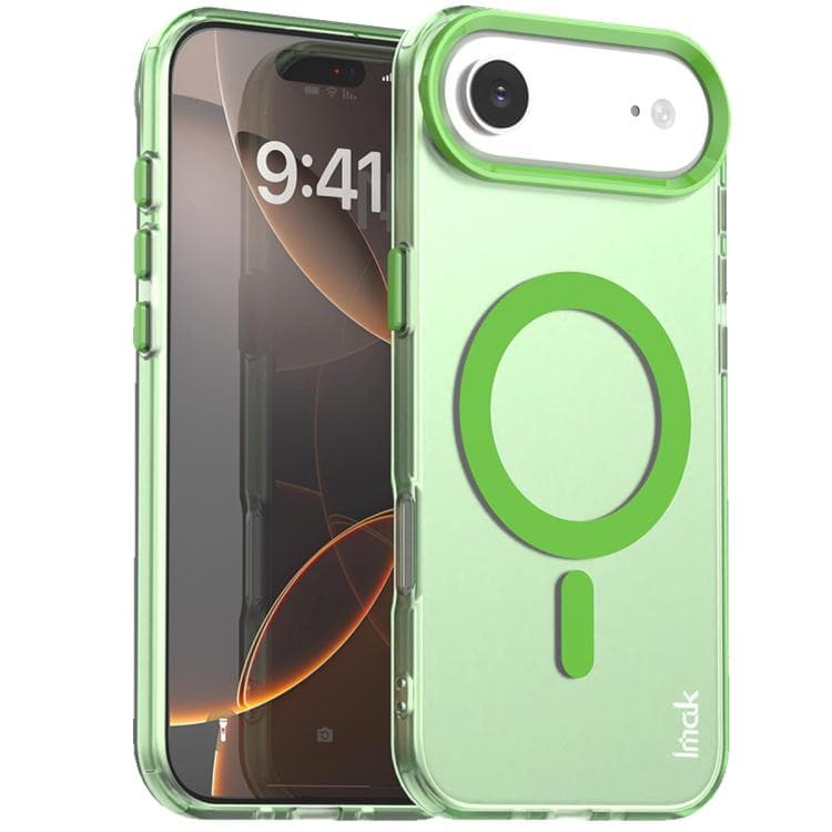 For iPhone Air IMAK Candy Series Shockproof MagSafe Phone Case(Green) - Immagine 1
