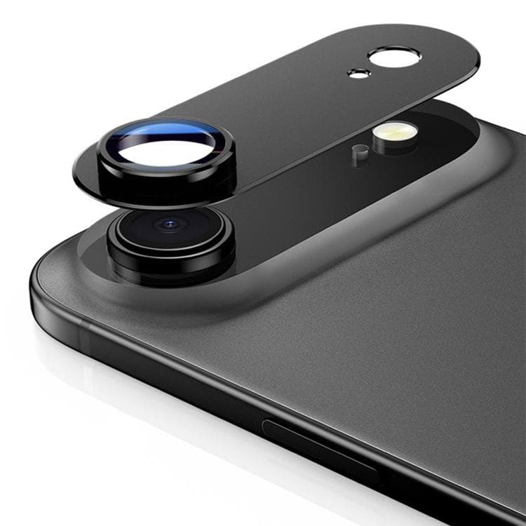 For iPhone Air Kalebol Armor Full-Coverage Metal Lens Ring Protector Film(Black) - Immagine 1