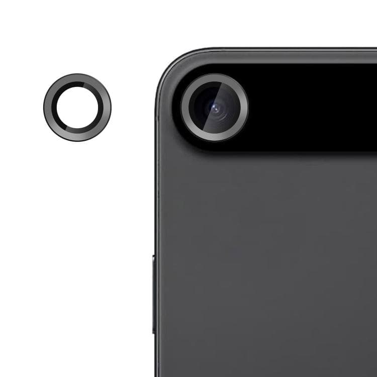 For iPhone Air Kalebol No Flicker Ultra-Thin Individual Camera Lens Tempered Glass Film(Black) - Immagine 1