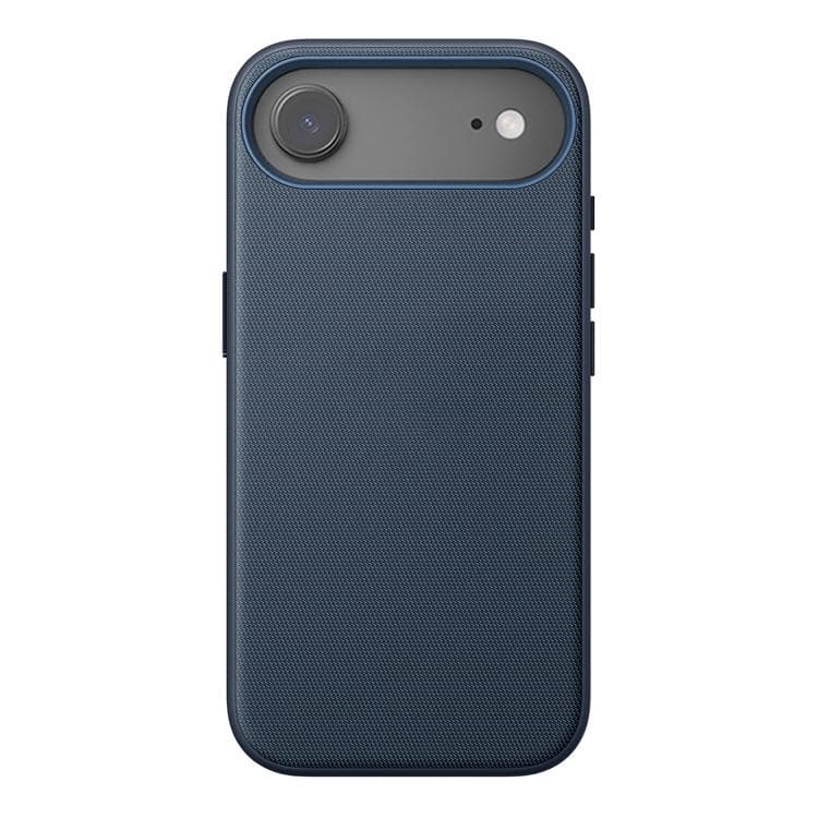 For iPhone Air Official Tech Fabric Texture Side-Stick TPU Magnetic Phone Case, No AI Camera Button(Blue) - Immagine 1