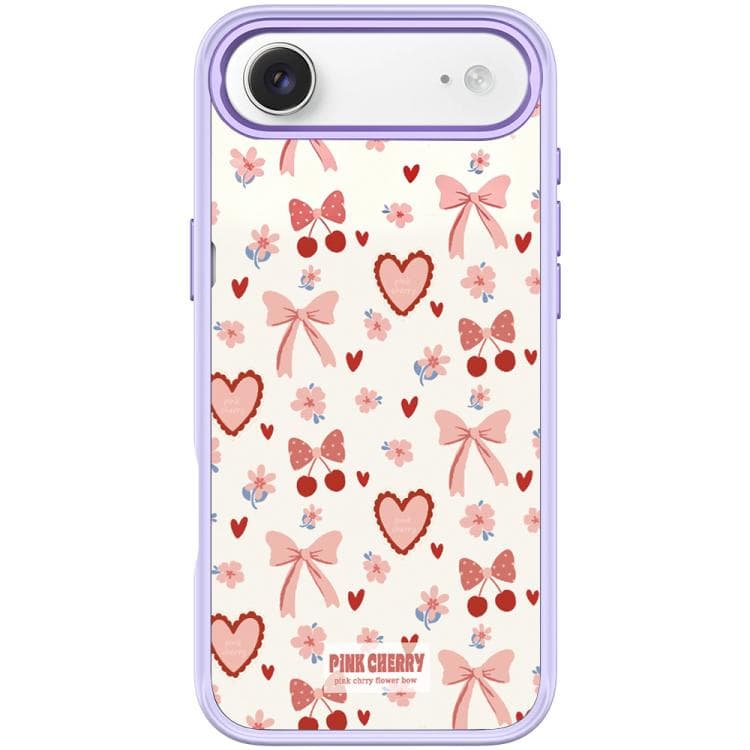 For iPhone Air Pink Lover Pattern Magnetic Phone Case(Light Purple) - Immagine 1