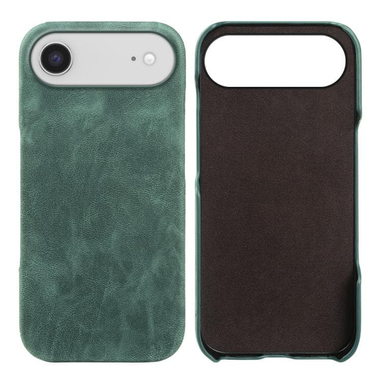For iPhone Air Retro-skin Magnetic Vegan Leather Back Phone Case(Green) - Immagine 1