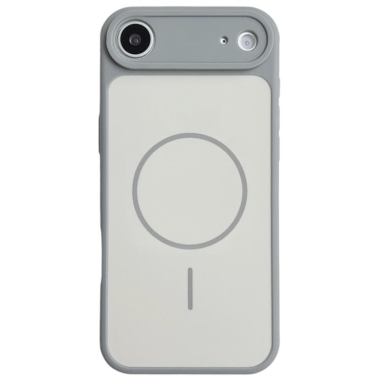 For iPhone Air Skin Feel Color Blocking Cooling Magnetic Phone Case(Beige) - Immagine 1