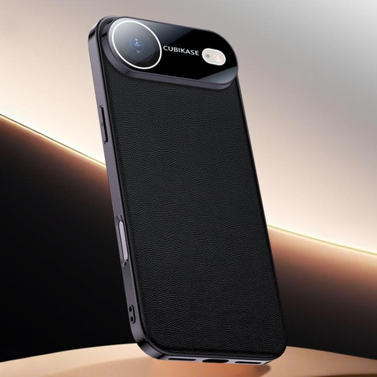 For iPhone Air Skin Feel Leather Texture Cooling Phone Case(Black) - Immagine 1