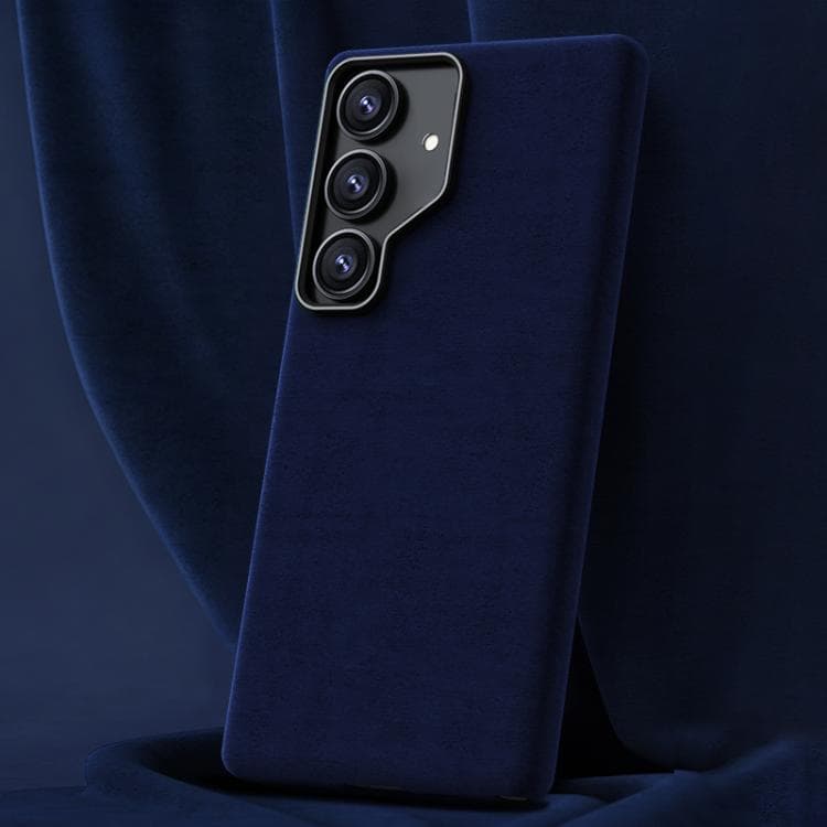 For Samsung Galaxy S26 5G Ottilan Series Full Coverage Magnetic Microfiber Leather PC Phone Case(Navy Blue) - Immagine 1