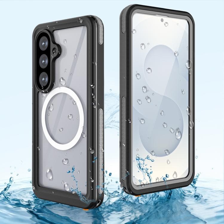 For Samsung Galaxy S26 5G RedPepper V Series IP68 Waterproof Magnetic Phone Case(Black) - Immagine 1