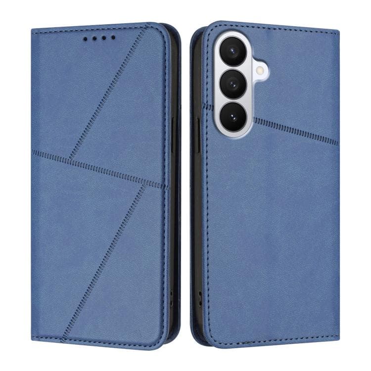 For Samsung Galaxy S26 5G Strong Magnetic Frosted Flip Leather Phone Case(Royal Blue) - Immagine 1