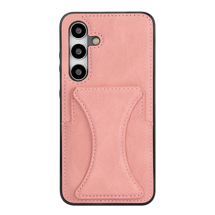 For Samsung Galaxy S26 5G Ultra-thin Shockproof Phone Protective Case with Holder(Rose Gold) - Immagine 1