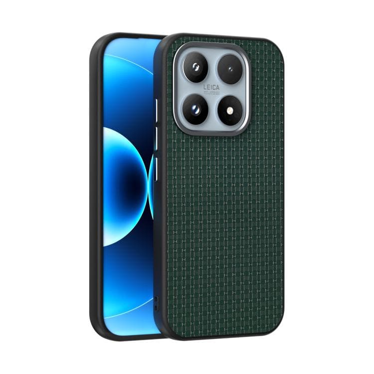 For Xiaomi 17 ABEEL Ruyi Pattern 6D Micro Relief MagSafe Leather Phone Case(Green) - Immagine 1