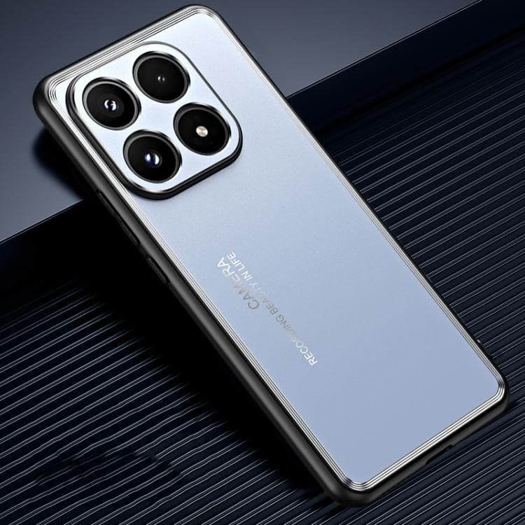 For Xiaomi 17 Frosted Metal Phone Case(Blue) - Immagine 1