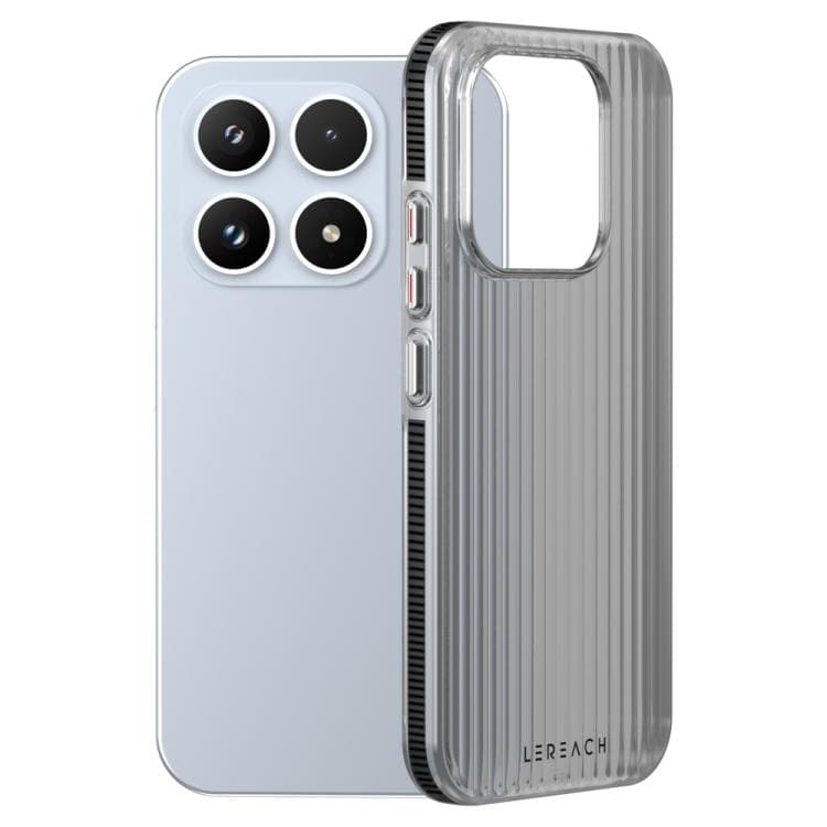 For Xiaomi 17 LeReach TOC Icicle Series Ice Mist Double-Sided Non-Slip Phone Case(Black) - Immagine 1