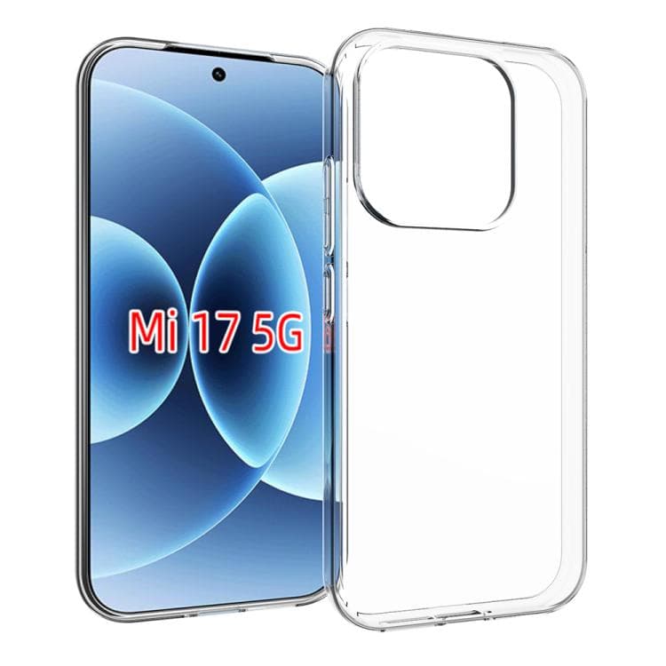 For Xiaomi 17 Waterproof Texture TPU Phone Case(Transparent) - Immagine 1