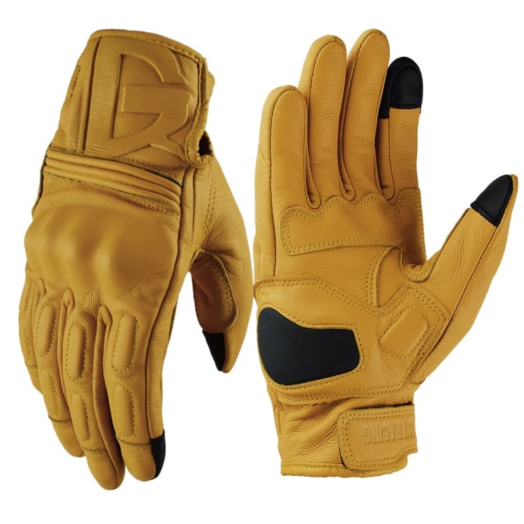GHOST RACING Motorcycle Riding Anti-fall Warm Breathable Full-finger Gloves
