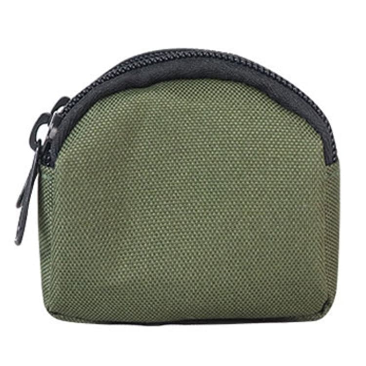 H25 Outdoor Sports Nylon Micro Slingshot Steel Ball Waist Bag Mini Coin Purse(Army Green) - Immagine 1