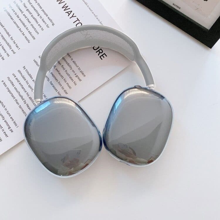 Custodia protettiva trasparente per cuffie AirPods Max / Max 2 (Blu) - Immagine 1