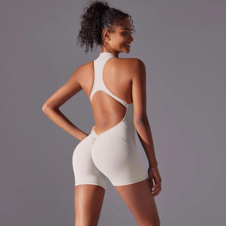 Body aderente ad alta intensità senza schiena/Abbigliamento yoga - Immagine 1