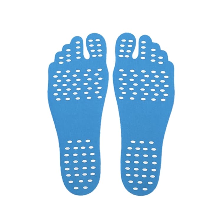 Suola antiscivolo invisibile per sandali estivi da spiaggia Taglia: M, Lunghezza: 23 cm (Blu)