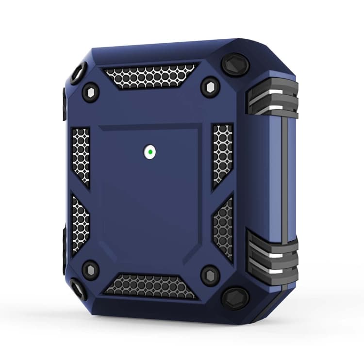 Custodia protettiva per auricolari antiurto a quattro angoli Iron Man per AirPods 1/2 (Blu) - Immagine 1