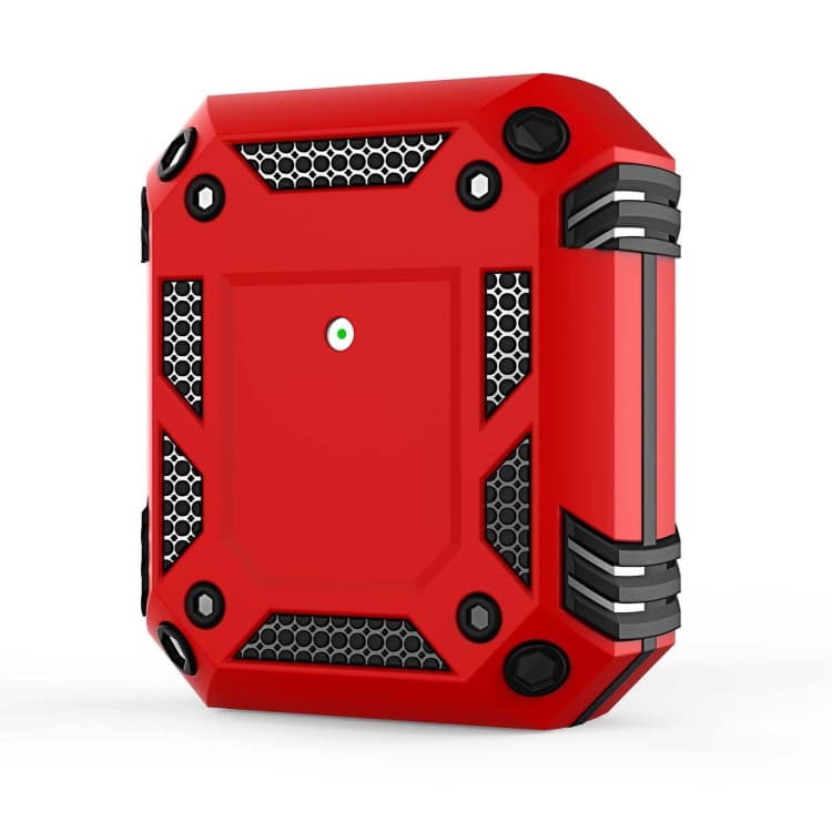 Custodia protettiva antiurto a quattro angoli Iron Man per AirPods 1/2 (Rosso) - Immagine 1