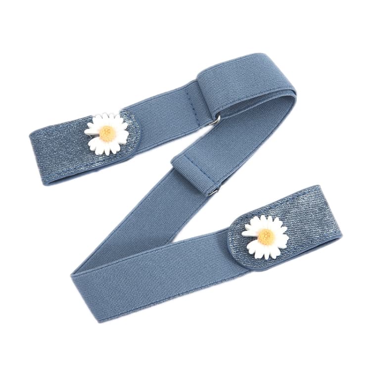 Cintura elastica invisibile in tela non marcante Jeans (Light Blue Double Daisy) - Immagine 1