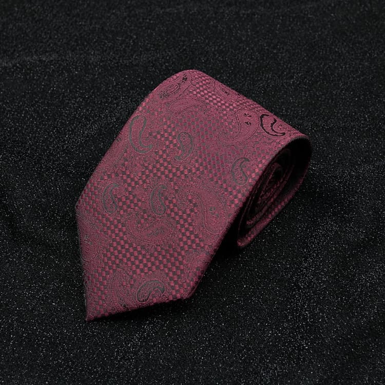 JHX10 Cravatta Jacquard Uomo Formale Business Matrimonio Accessori Abbigliamento