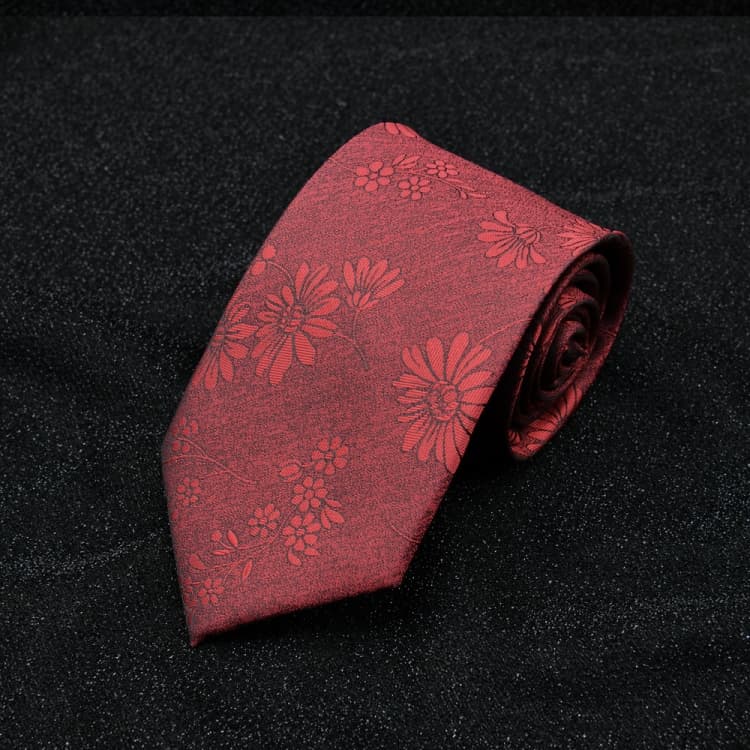 Accessori per abbigliamento da cerimonia e lavoro, cravatta jacquard JHX24 per uomo