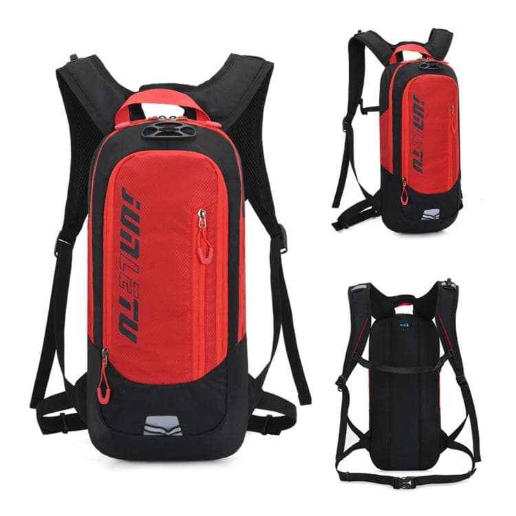 JUNLETU Hiking Trail Running Mountaineering Backpack Running Fitness Outdoor Cycling Hydration Pack(Red) - Immagine 1