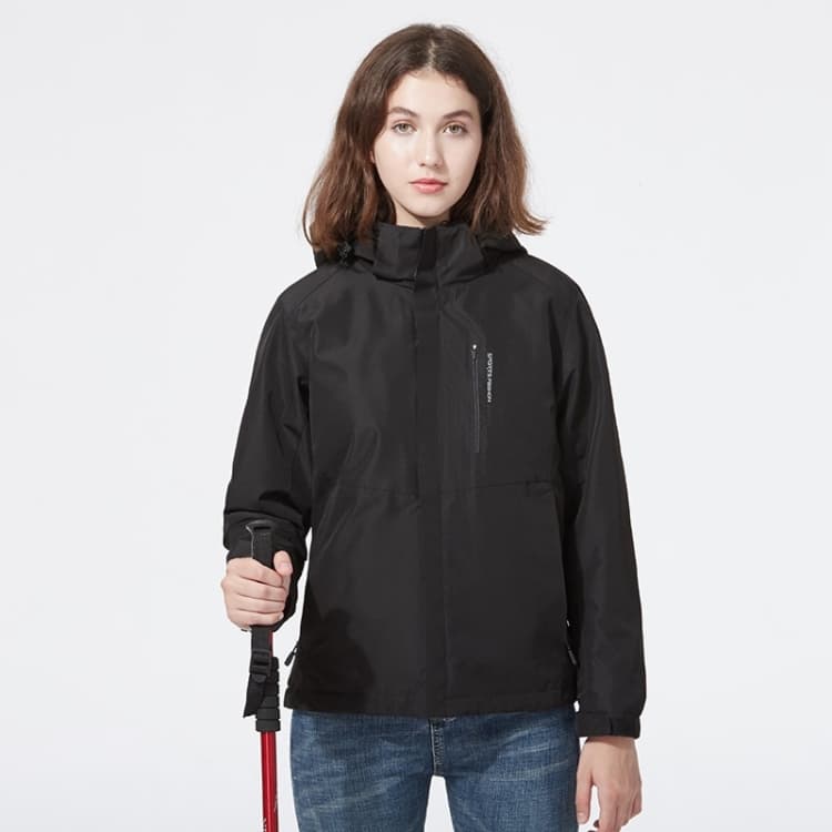 Ladys Detachable 3 in 1 Pair Of Waterproof, Windproof, Warm And Breathable Couples Stormsuit - Immagine 1