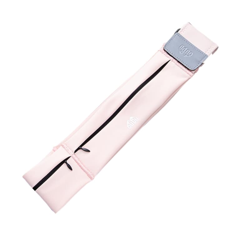 Large OUDU Outdoor Sports Portable Wrap-Around Waist Pack Unisex Cell Phone Bag(Light Pink) - Immagine 1