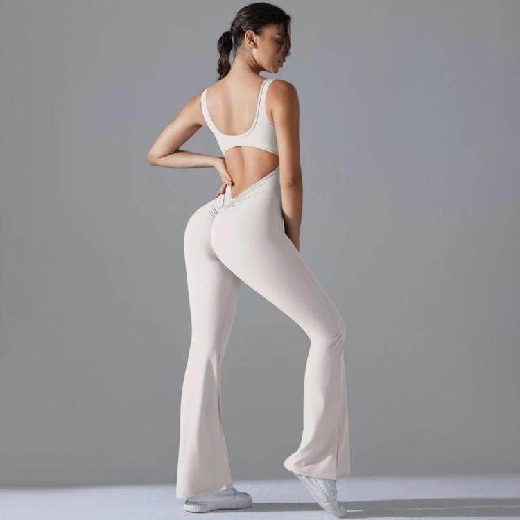 Body a vita alta senza schiena con gamba larga e sollevamento dei glutei per yoga - Immagine 1