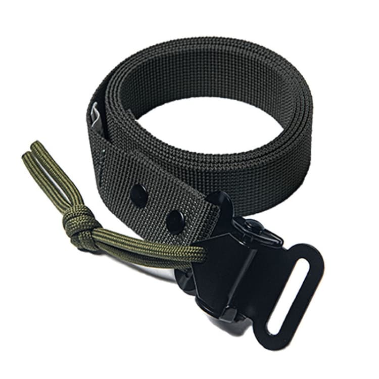 Maden S2101090 Cintura maschile a nodo paracadute a sgancio rapido, Taglia: Unica (Nero) - Immagine 1