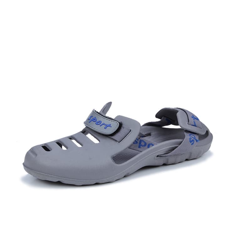 Sandali da spiaggia uomo, scarpe sportive estive, ciabatte, taglia: 42 (Grigio)