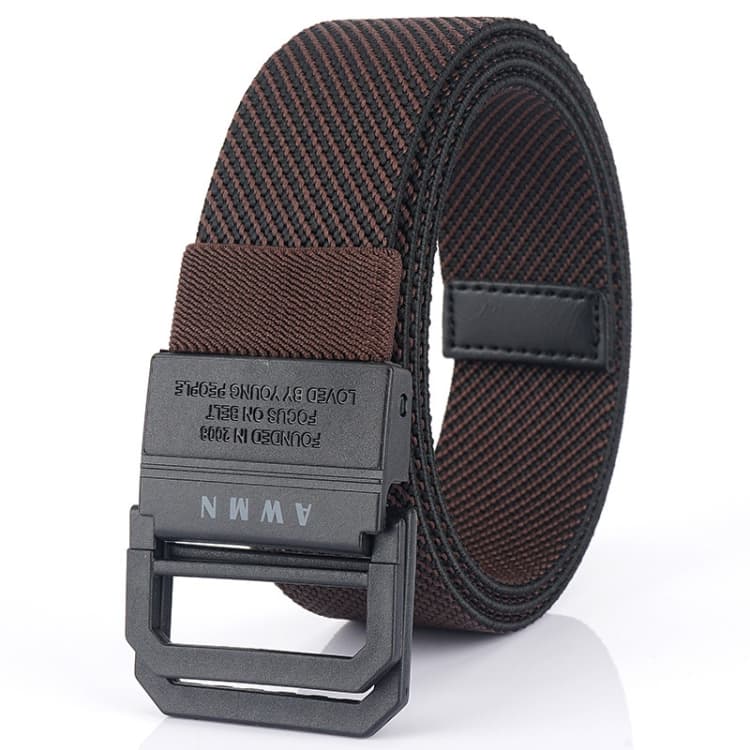 Cintura elastica casual leggera senza metallo per uomo, lunghezza: 120 cm (caffรจ twill) - Immagine 1