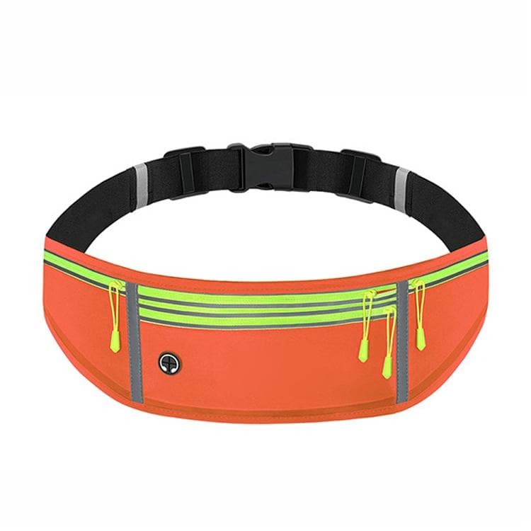 MF-008 Outdoor Sports Fitness Waterproof Waist Bag Phone Pocket, Style: Four Pockets(Orange) - Immagine 1