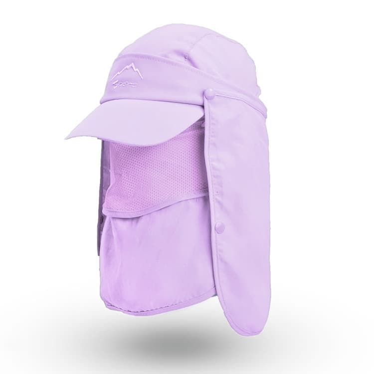 Cappello da baseball multiuso per sole all'aperto, pesca, protezione solare, asciugatura rapida (viola) - Immagine 1