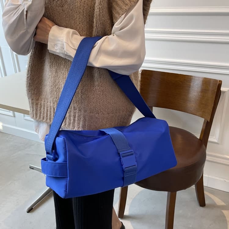 Nylon Waterproof Travel Crossbody Bag Leisure Sports Fitness Bags(Blue) - Immagine 1