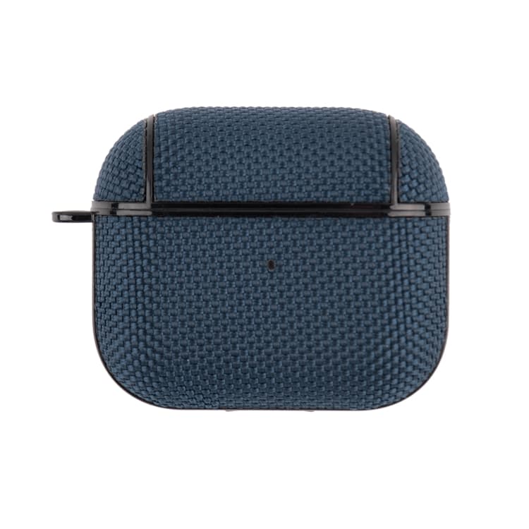 Custodia protettiva impermeabile in nylon con gancio per auricolari wireless AirPods 3 (Blu) - Immagine 1