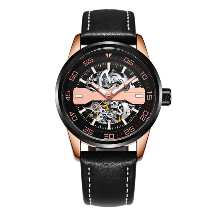 OCHSTIN 62002A Master Series Orologio Meccanico a Vuoto Uomo (Oro Rosa-Nero) - Immagine 1