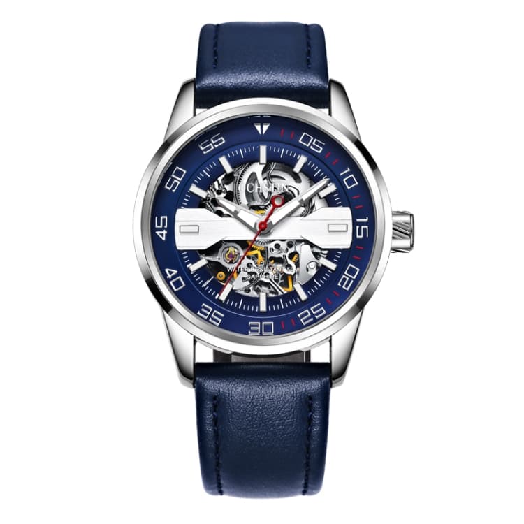 OCHSTIN 62002A Master Series Orologio Meccanico a Vuoto per Uomo (Argento-Blu) - Immagine 1