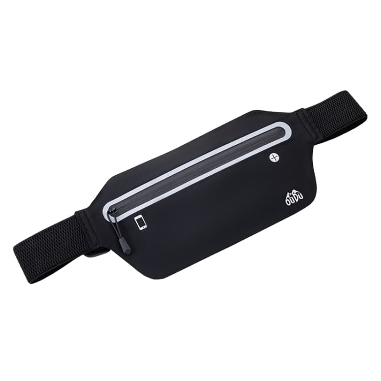 OUDU Outdoor Sports Slim Invisible Waterproof Cell Phone Waist Bag(Black) - Immagine 1