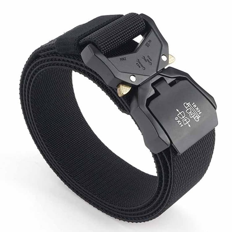 Cintura intrecciata leggera in lega di alluminio per esterni (110 cm nero) - Immagine 1