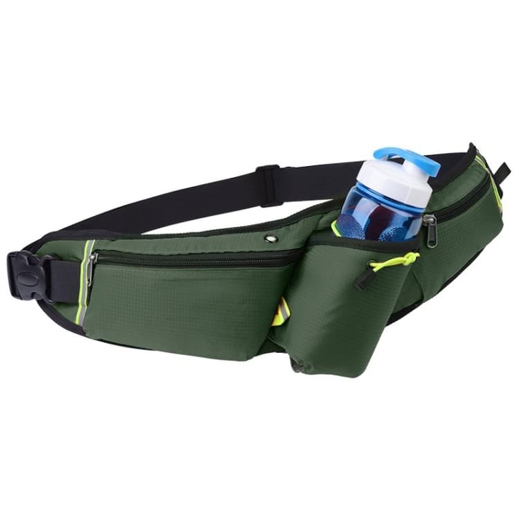 Outdoor Sports Water Bottle Waist Bag Multifunctional Fitness Running Mobile Phone Invisible Waist Bag(Army Green) - Immagine 1