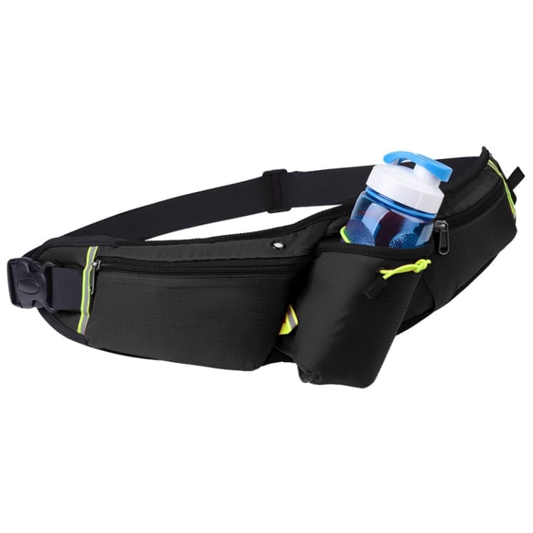 Outdoor Sports Water Bottle Waist Bag Multifunctional Fitness Running Mobile Phone Invisible Waist Bag(Black) - Immagine 1