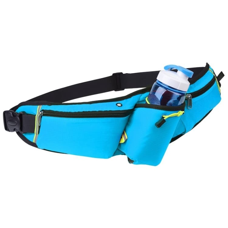 Outdoor Sports Water Bottle Waist Bag Multifunctional Fitness Running Mobile Phone Invisible Waist Bag(Blue) - Immagine 1