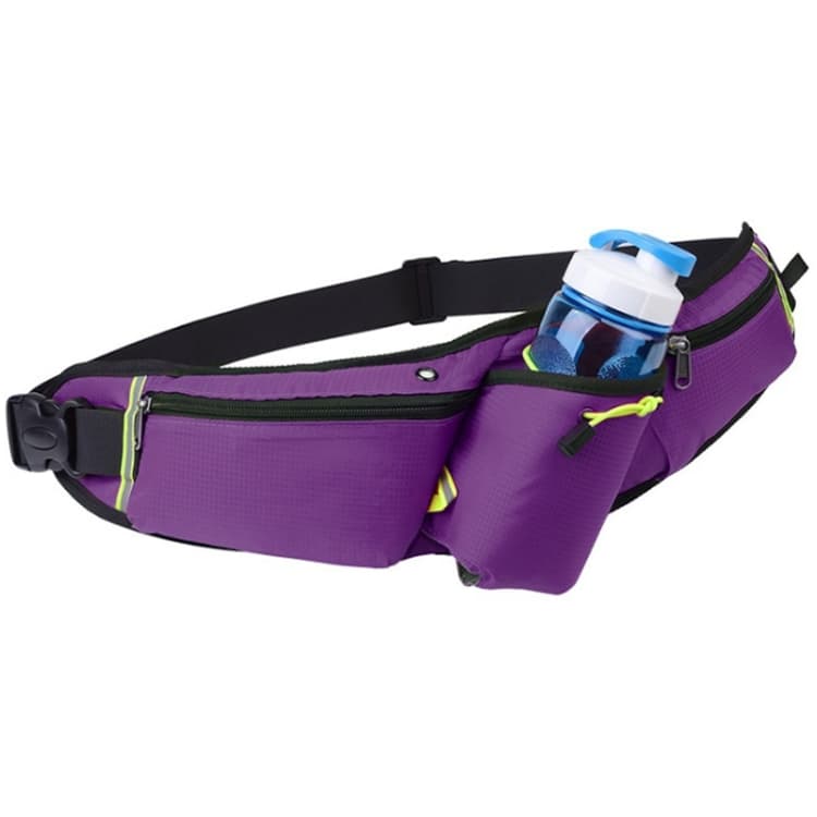 Outdoor Sports Water Bottle Waist Bag Multifunctional Fitness Running Mobile Phone Invisible Waist Bag(Violet) - Immagine 1