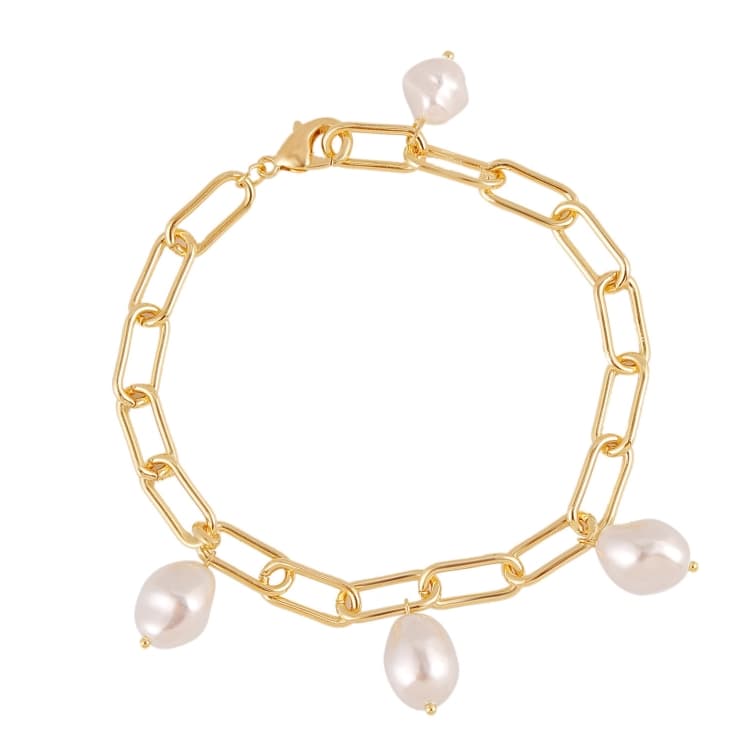 Bracciale in stile bohรฉmien per donna con perle S2003-17 - Immagine 1