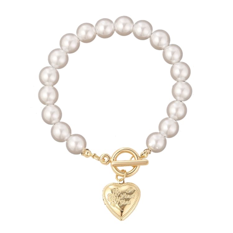 S2109-1 Bracciale in stile bohรฉmien per donna con perle - Immagine 1